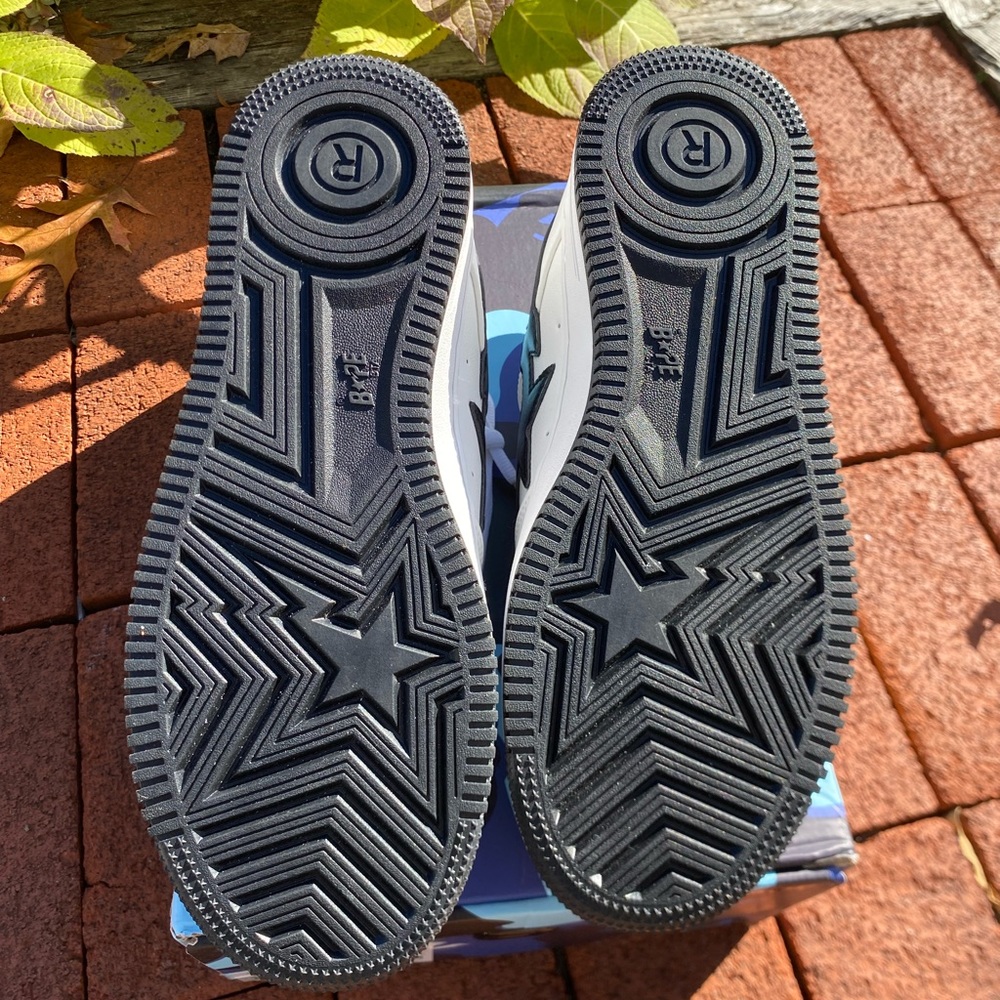 BAPE X JJJJOUND BAPESTA “WHITE/BLACK” SIZE 11 - Picture 6 of 8